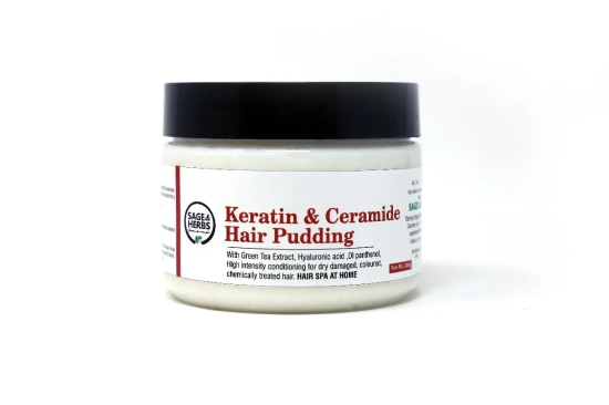 Keratin & Ceramide Hair Pudding-100 ml