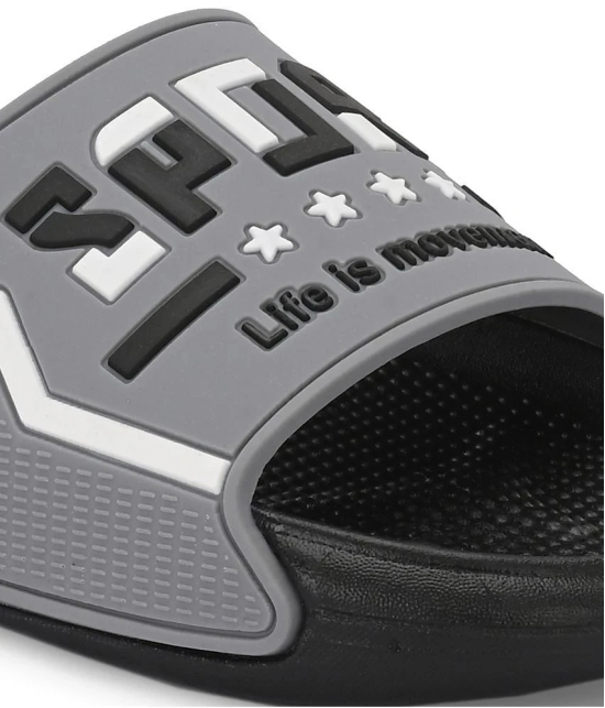 Aadi Grey Mens Slide Flip Flop - None