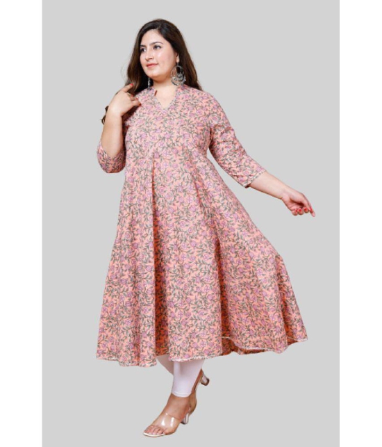 miravan - Multicoloured Cotton Women''s Anarkali Kurti ( Pack of 1 ) - None