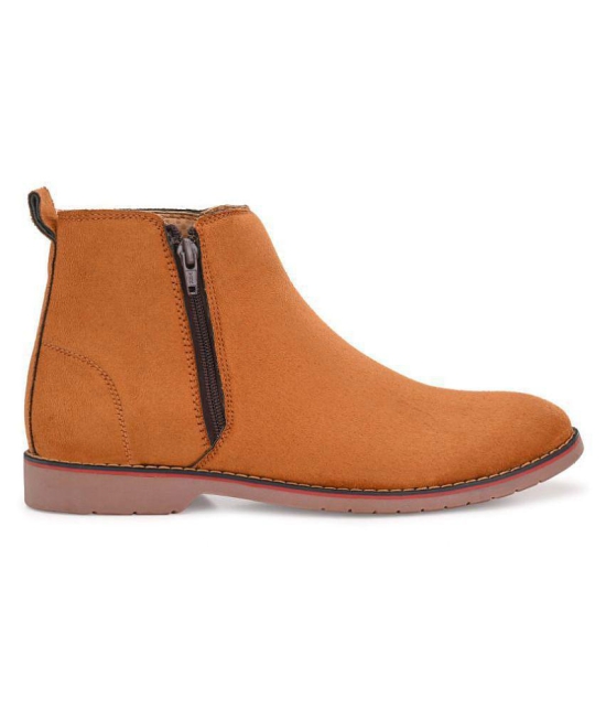 Fentacia - Tan Men's Boots - 9