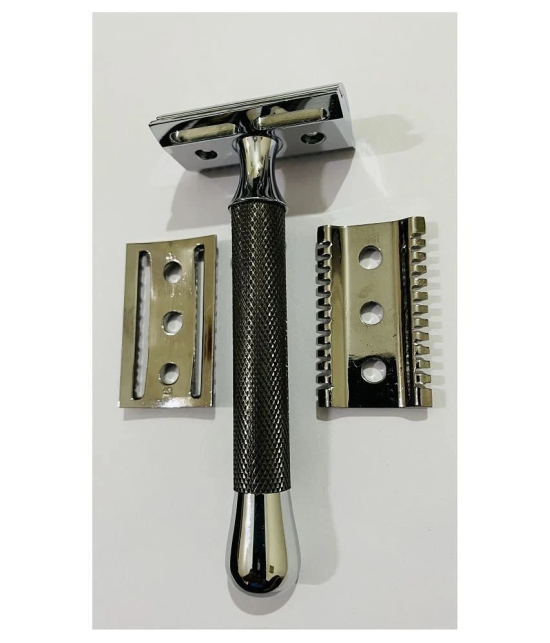 Romer-7 303 De Premium Adjustable Safety Razor+3 Base Plate+SS Blade Manual Razor 1 Blade 1