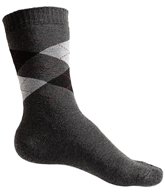 Texlon - Multicolor Woollen Men's Mid Length Socks ( Pack of 3 ) - Multicolor