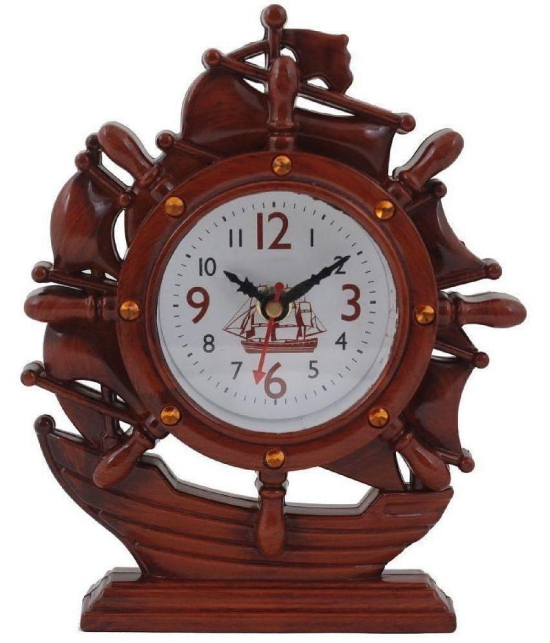 Sigaram Analog Plastic Table Clock - Pack of 1