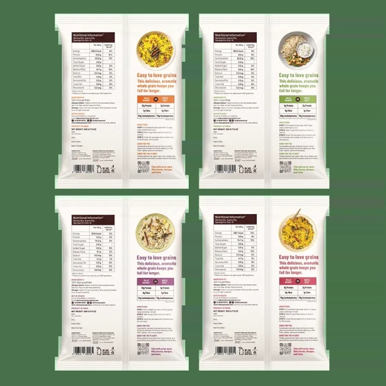 Mille All Grains Combo (Rice Substitute) - Pack of 4