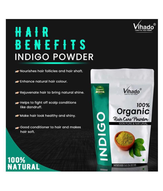 Vihado Natural Indigo Leaf Powder Hair Scalp Treatment 50 g