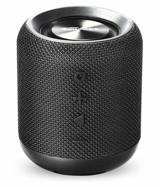 Portronics Sound Drum:Portable Bluetooth 4.2 Speaker Aux, inbuilt Mic ,Black (POR 871) - Black