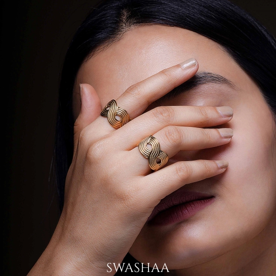 Zion 18K Gold Plated Ring-Gold