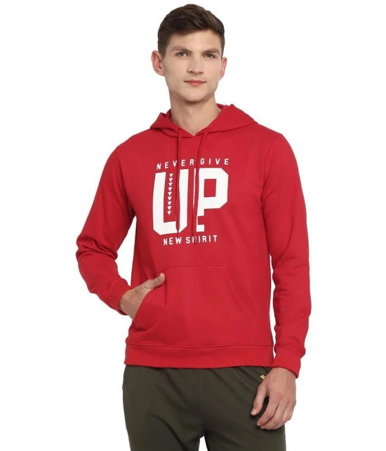 YUUKI Red Polyester Fleece Sweatshirt - XXL