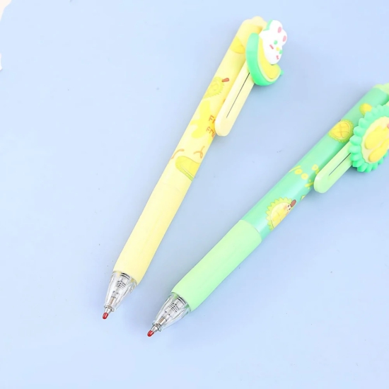 Fresh Fruit Mechanical Pen (Pack of 2)-Blue