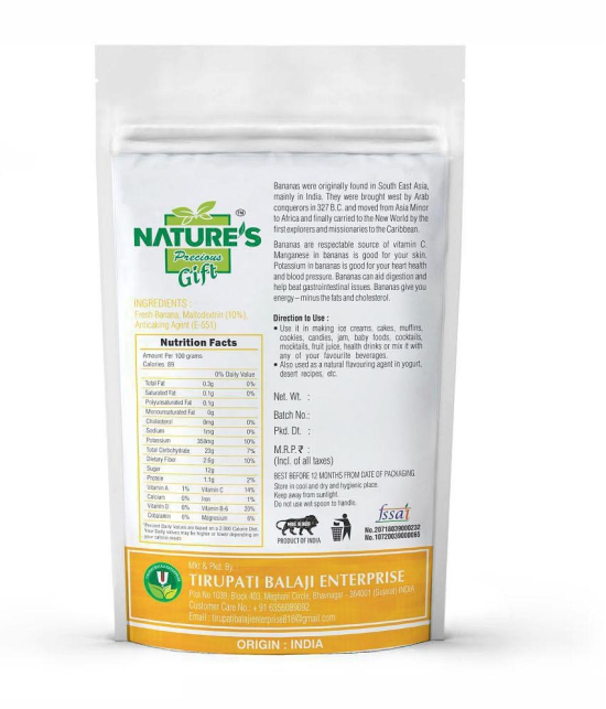 Nature''s Gift Banana Powder Smoothie 200 g