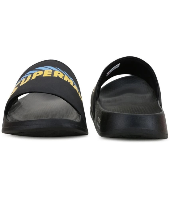 Campus Black Mens Slide Flip Flop  (Pair of 1) - None