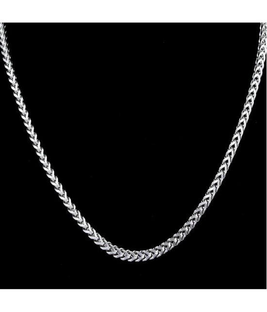 Fashion Frill Limited Edition Double Tone Silver Chain For Men /Boy - None