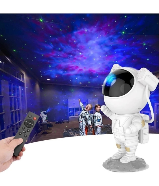 GIT Astronaut Galaxy Projector with Remote Control - 360Â° Adjustable Timer Kids Astronaut Nebula Night Light