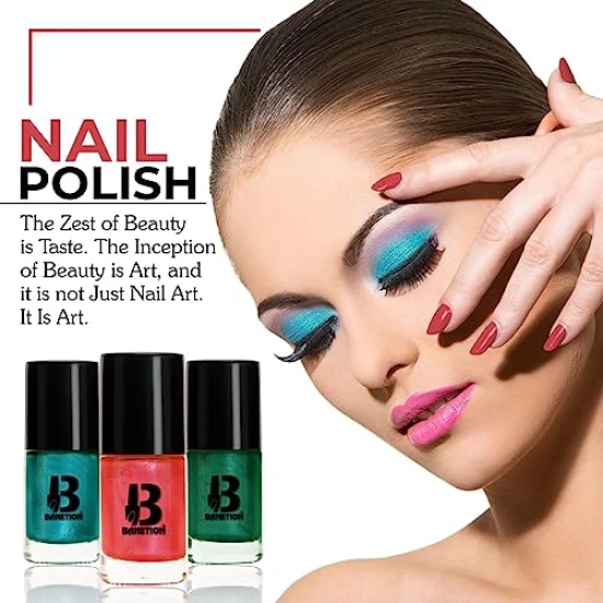 BANETION 9 ML Makeup Collection, Mini Nail Kit, Paraben Free, Long Lasting Formula, 12 in 1 Combo