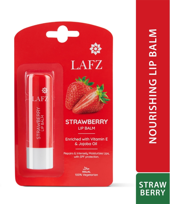 LAFZ Repairs Chapped Lips & Moisturizes With Spf Lip Balm Strawberry (Pack of: 1, 4.5 g)