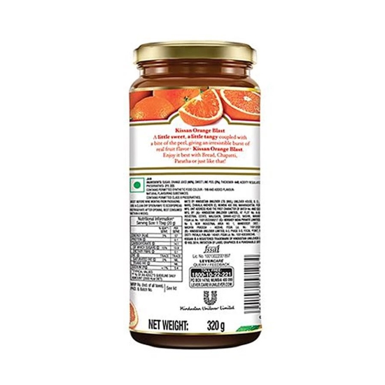 Kissan Jam - Orange Blast, 320 G Bottle