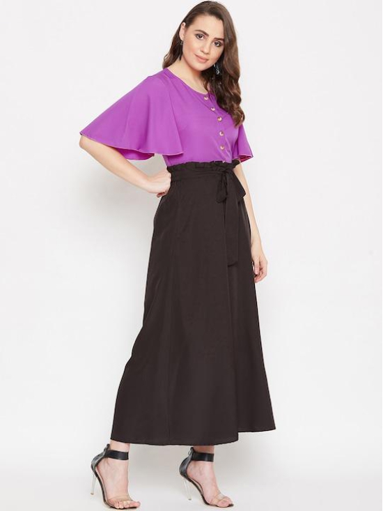 Women Top with A-line Skirt