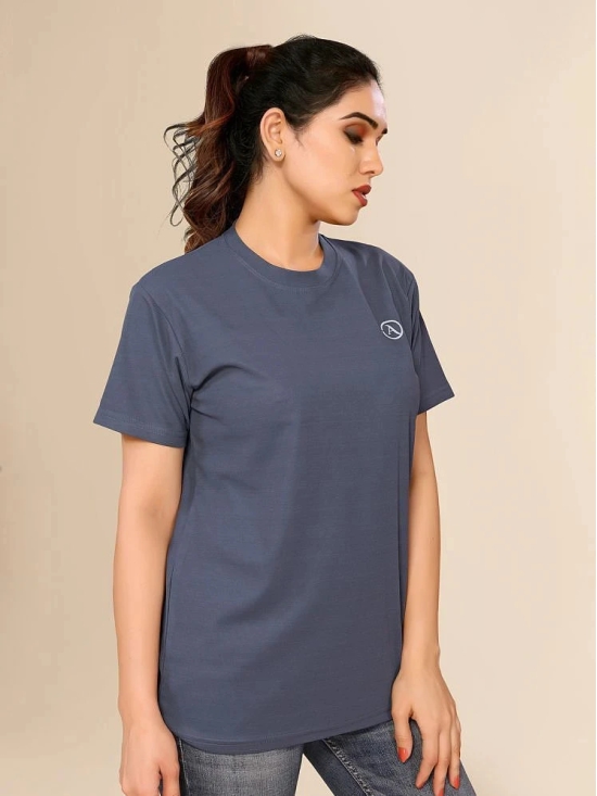 Anand Grey Lycra Regular Fit Womens T-Shirt ( Pack of 1 ) - None