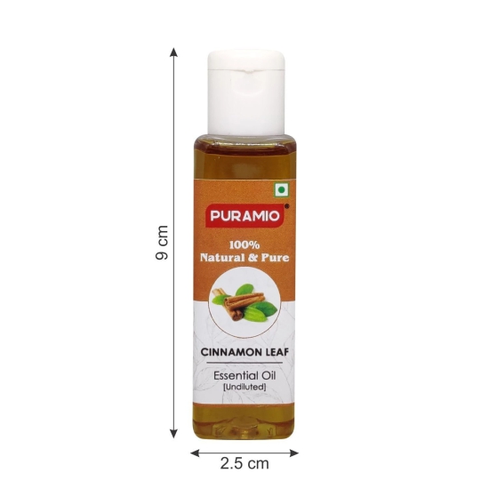 Puramio Cinnamon Leaf Essential Oil (Undiluted) 100% Natural & Pure, 30 ml