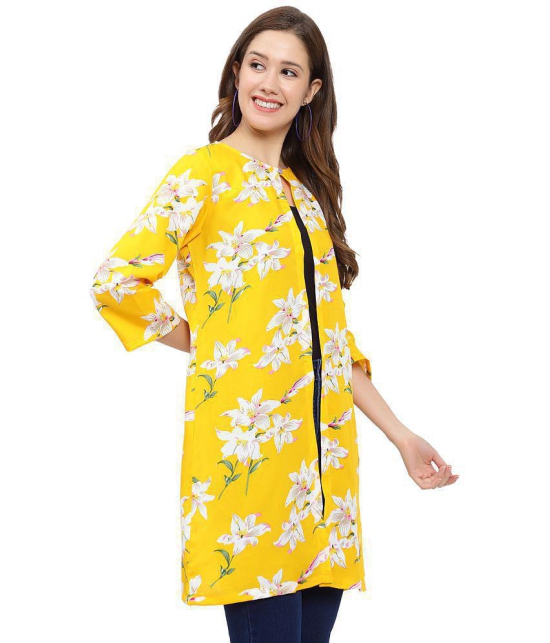 GALWIZ Crepe Shrugs - Yellow Single - None