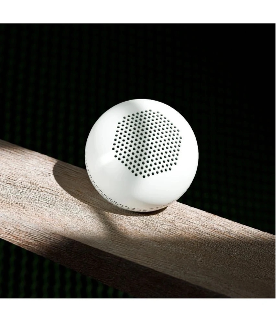 CYOMI MAX18BALL 5 W Bluetooth Speaker Bluetooth V 5.1 with USB,SD card Slot,3D Bass Playback Time 5 hrs White - White