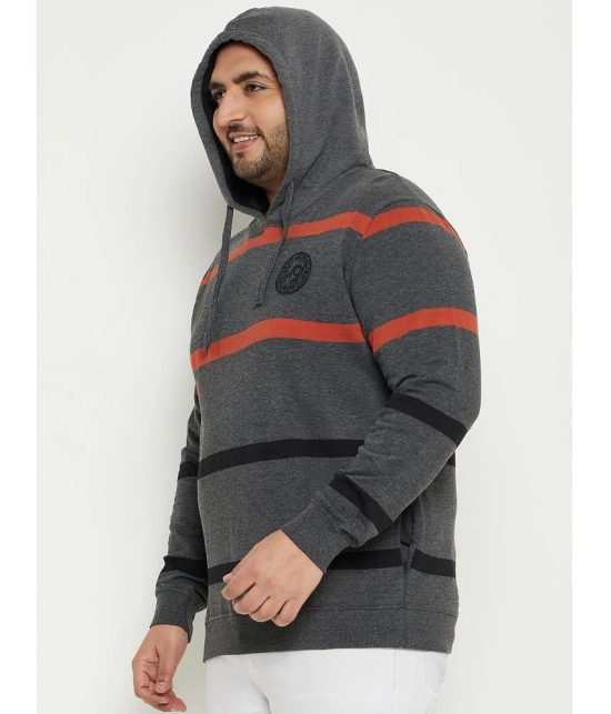 AUSTIVO Fleece Hooded Mens Sweatshirt - Grey ( Pack of 1 ) - None