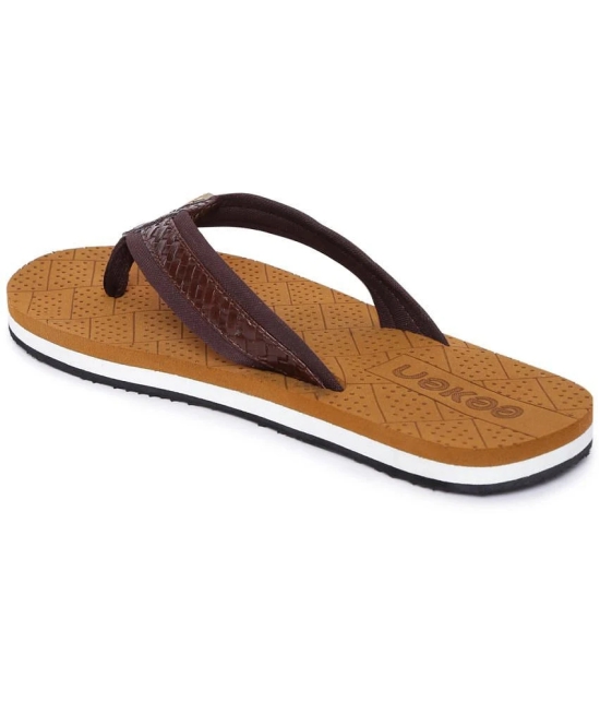 Paragon Tan Mens Thong Flip Flop - None