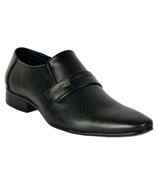 Aadi - Black Mens Slip On Formal Shoes - None