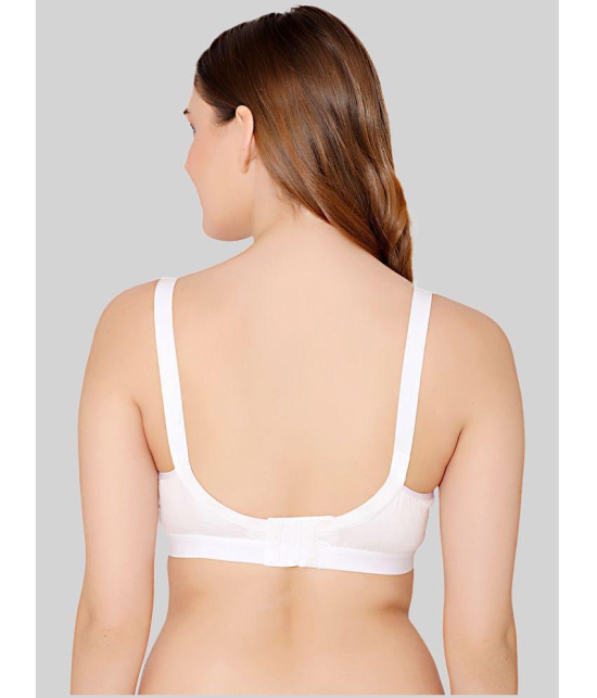 Bodycare White Cotton Blend Non Padded Womens Everyday Bra ( Pack of 1 ) - None