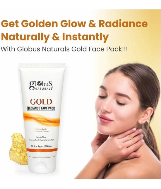 Globus Naturals Gold Radiance Face Pack, 100gm