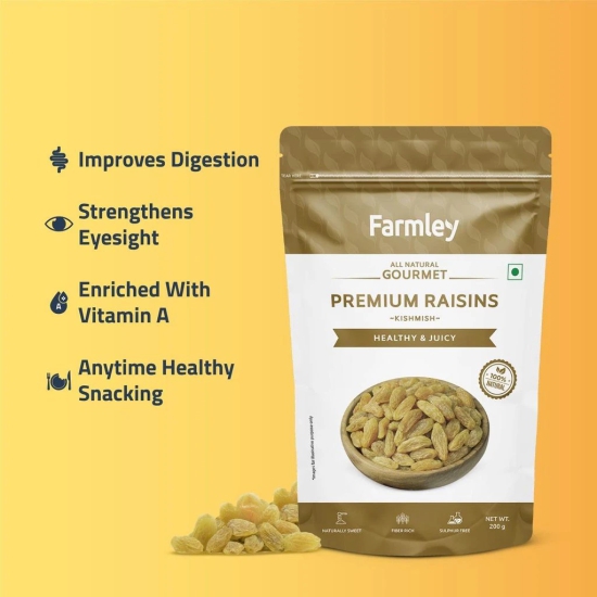 Farmley Premium Mixed Dry Fruits Combo Pack, 700 gram (Almond 250g, Cashew 250g & Raisin 200g) | Mixed Dry Fruits Nuts