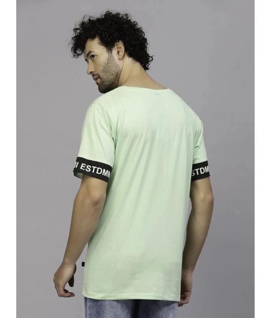 Rigo - Mint Green 100% Cotton Oversized Fit Mens T-Shirt ( Pack of 1 ) - None