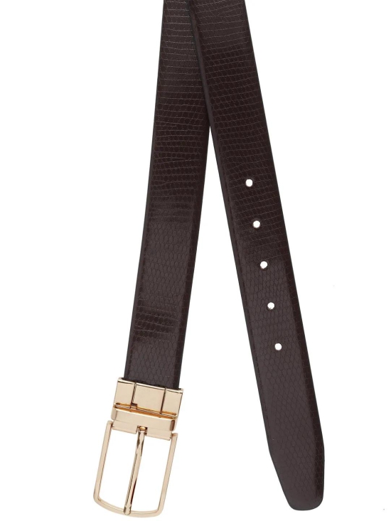 Men''s Vegan Leather Reversible Belt-40