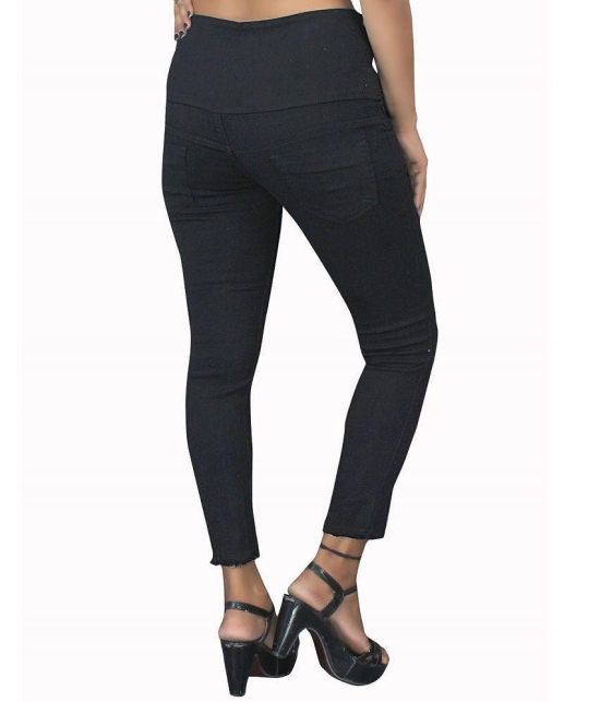 AngelFab - Black Denim Skinny Fit Women''s Jeans ( Pack of 1 ) - None