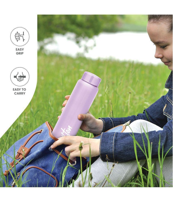 Milton Aqua 1000 Stainless Steel Water Bottle (950 ml) Purple - Purple