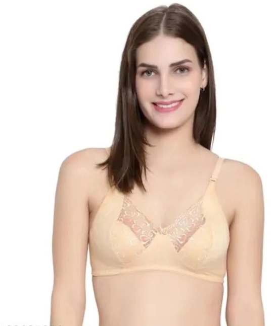 Kiran Enterprises Multicolor Lace Non Padded Womens Everyday Bra ( Pack of 2 ) - None