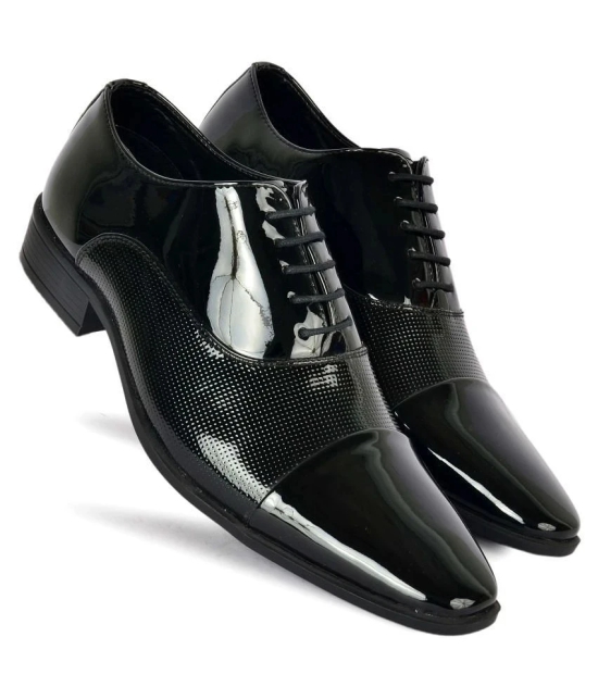 Aadi Black Mens Oxford Formal Shoes - None