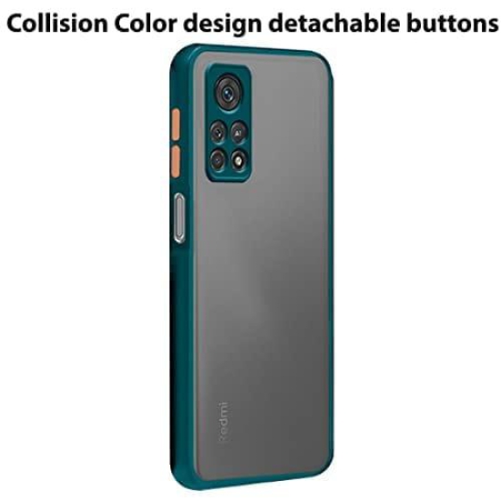 Redmi Note 11 Pro Plus Back Cover Case Smoked Matte Bumper - Green