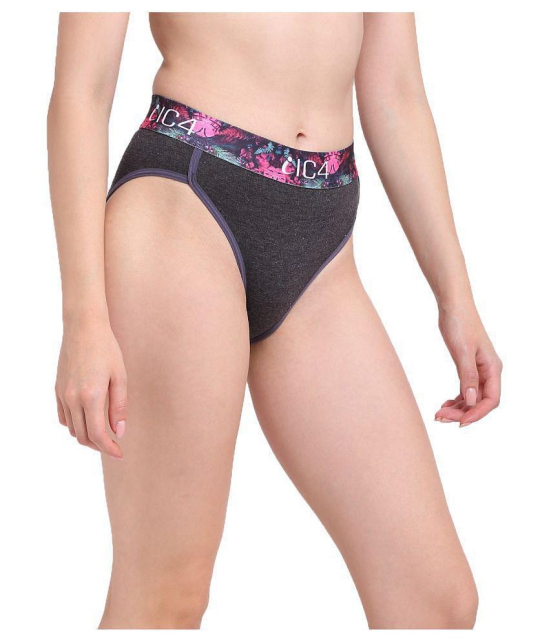 IC4 Cotton Lycra Bikini Panties - Pack of 2 - XL