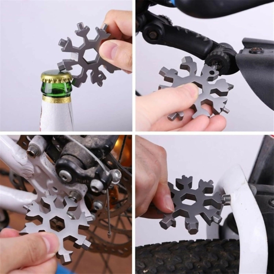 18 in 1 Snowflake Multi-Tool