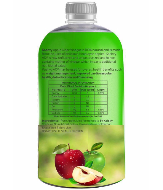 Kashvy Cider Vinegar Himalayan Apple Cider 500 ml