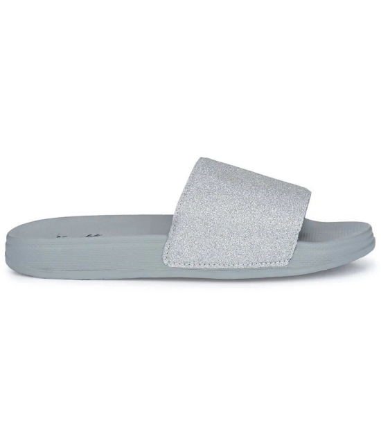 YUUKI - Dark Grey Womens Slide Flip Flop - None