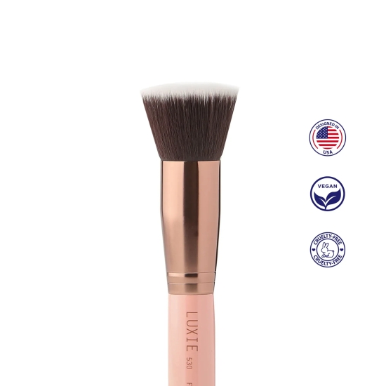 Luxie 530 Flat Top Kabuki Rose Gold