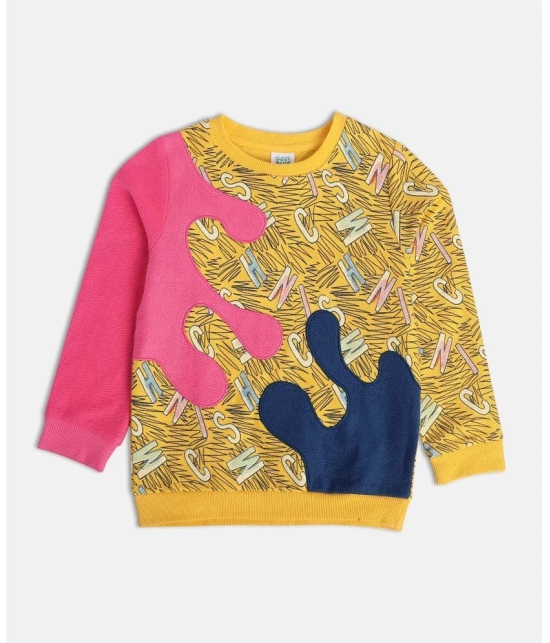 MINIKLUB YELLOW SWEAT SHIRT For KIDS GIRLS - None