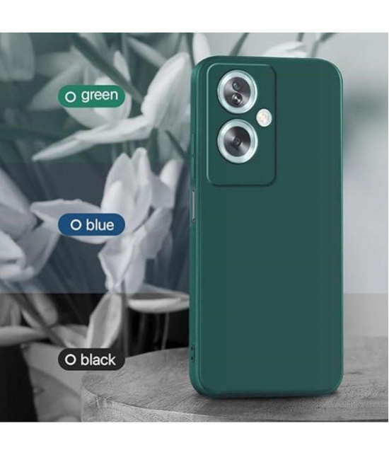 Case Vault Covers Silicon Soft cases Compatible For Silicon Oppo A79 ( Pack of 1 ) - Green