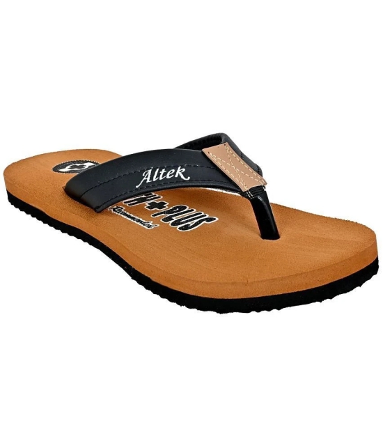 Altek - Tan Mens Thong Flip Flop - None