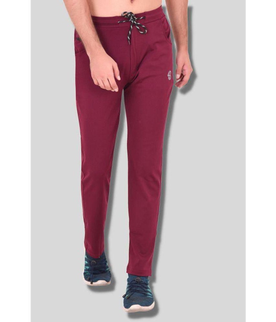 Forbro - Maroon Lycra Men's Sports Trackpants ( Pack of 1 ) - None