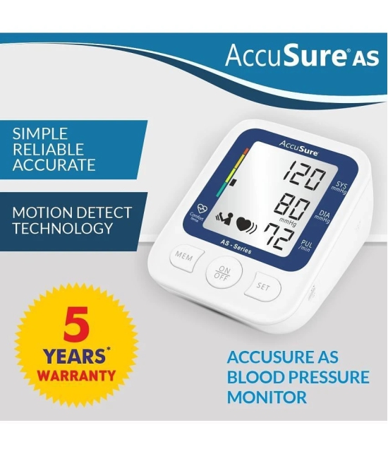 ACCUSURE BLOOD PRESSURE MONITOR- AS AS BP Monitor Battery