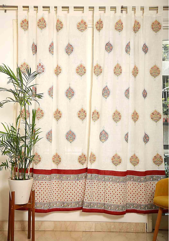 Beach Sand Curtains-9 ft