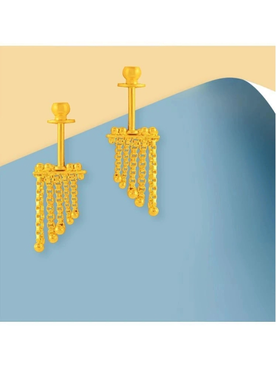 LUV FASHION Gold EarCuff Earrings ( Pack of 2 ) - Gold